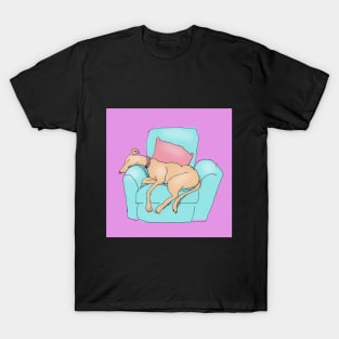 snoozing greyhound T-Shirt